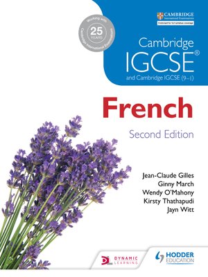 cover image of Cambridge IGCSE French Student Book
